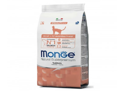 Сухой Корм Monge (Монж) Для Кошек Лосось Adult Salmon 400г 