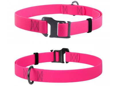 Ошейник Для Собак Collar (Коллар) 25мм*25-70см Водостойкая Пряжка Крючок Розовый WAUDOG Waterproof 27197 
