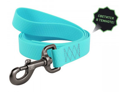 Поводок Для Собак Collar (Коллар) 25мм*122см Светящийся Водостойкий Waudog WaterProof 2720