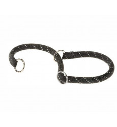 Ошейник Для Собак Средних и Крупных Пород Ferplast (Ферпласт) Sport Reflex CS13/50 13мм*50см Отражающий Черный Нейлон