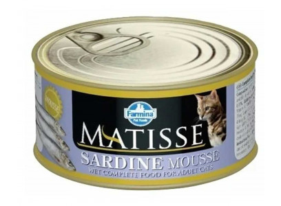 Консервы Для Кошек Matisse (Матисс) Сардина Мусс Sardine Mousse 85г 