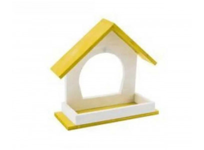 Кормушка Для Птиц Конфетти Уличная 21,5х8хh19,5см Желтая Rp85041