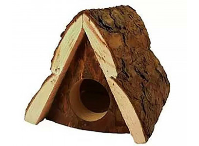 Домик Для Грызунов Шалаш Неокоренное Дерево 12*16,5*h12см ZooM Rp8666