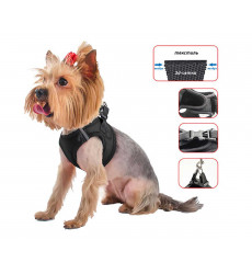 Шлейка Для Собак Мелких Пород Zoom (Зум) Кай 3-Слоя Текстиль XXL 41-47см Da035106