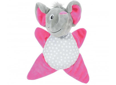 Игрушка Для Щенков и Собак Zolux (Золюкс) Слоник-Звездочка Серо-Малиновая 31*9,5*19,5см 480072