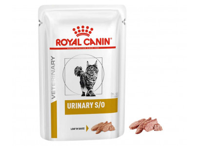 Лечебный Влажный Корм Royal Canin (Роял Канин) Для Кошек При Заболеваниях Дистального Отдела Мочевыделительной Системы Паштет Veterinary Diet Feline Urinary S/O 85г