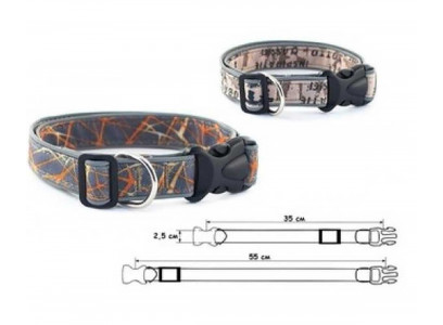 Ошейник Светоотражающий Кант 25мм 35*55см Дарелэнд Da411225