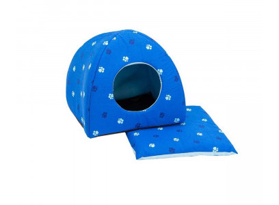 Лежанка Домик Юрта №2 Поролон Бязь 42*42*41см Rp9632 