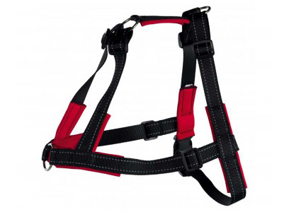 Шлейка Для Собак Средних и Крупных Пород Trixie (Трикси) Lead`N Walk Soft M-L 55-90см/25мм Черный 13056 