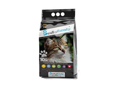 Наполнитель Для Кошачьего Туалета Benty Sandy Бентонитовый Комкующийся Без Запаха 10л