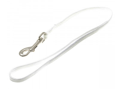 Водилка Для Собак Hello Pet (Хелло Пет) Лента-Чулок с Карабином 7мм 40см Белая 72-0823