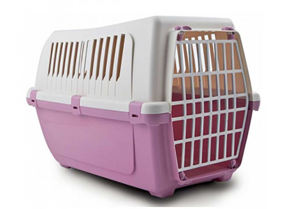 Переноска Для Кошек и Собак Мелких Пород До 12кг Mp-Bergamo 59*39*41см Пластиковая Дверь Vision Plastic 60 
