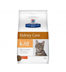Hills (Хиллс) Лечебный Сухой Корм Для Кошек Для Здоровья Почек Лечение 2 Стадии Prescription Diet K/D Kidney Care 5кг