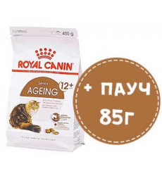 Сухой Корм Royal Canin (Роял Канин) Для Пожилых Кошек Старше 12 Лет Senior Ageing 12+ 400г + Пауч 85г АКЦИЯ