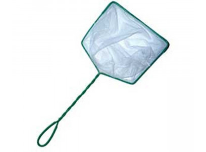 Сачок Для Аквариума Triton (Тритон) Белый с Зеленой Ручкой №3 8*6см 