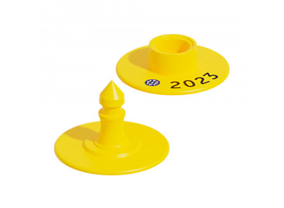 Бирка Двойная для Поросят 30мм Без Номеров 