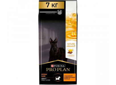 Сухой Корм ProPlan (ПроПлан) Для Собак Миниатюрных и Мелких Пород с Чувствительной Кожей и Шерстью Лосось Nature Elements Adult Dog Small & Mini Derma Care 7кг 