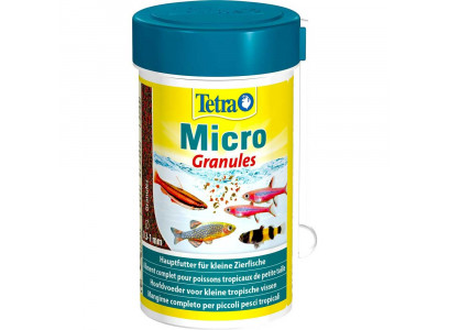 Корм Для Рыб Tetra (Тетра) Гранулы Для Мелких Видов Рыб Micro Granules 100мл 756861 