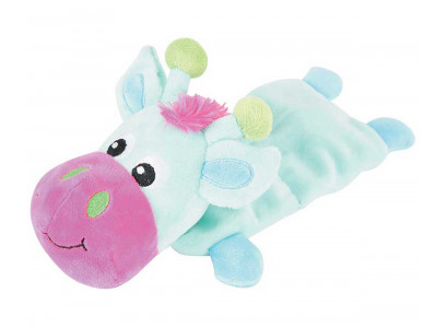 Игрушка Для Собак Zolux (Золюкс) Корова Плюш Бирюза 35,5см 480071 
