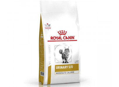 Лечебный Сухой Корм Royal Canin (Роял Канин) Для Кошек При Мочекаменной Болезни (МКБ) с Умеренным Содержанием Энергии Urinary S/O Felin MODERATE CALORIE 7кг 