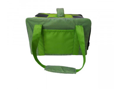 Сумка-Переноска Хвостел 40*20*25см Зеленая с Сеткой