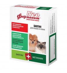 Фармавит Neo Биотин Витаминно-Минеральный Комплекс Для Собак и Кошек 90таб Фармакс
