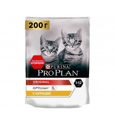 Сухой Корм Pro Plan (ПроПлан) Для Котят Курица Original Kitten OPTIstart 200г