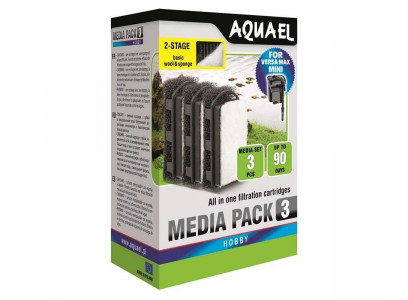 Катридж Сменный Для Фильтра Aquael (Акваэль) Versamax Mini 3шт 113273 