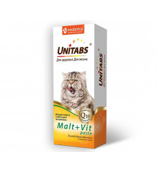 Паста Для Кошек Unitabs (Юнитабс) Мальт-Вит 120мл U309
