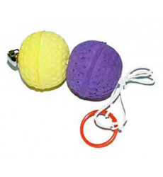 Игрушка Для Кошек Два Мячика На Резинке Поролон 2шт Spt025