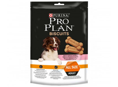 Лакомство Для Собак Pro Plan (ПроПлан) Печенье Бисквиты Лосось и Рис Biscuits 175г