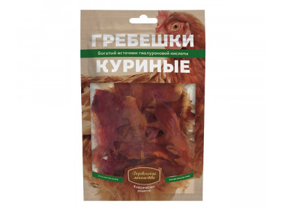 Лакомство Для Собак Деревенские Лакомства Гребешки Куриные 50г 