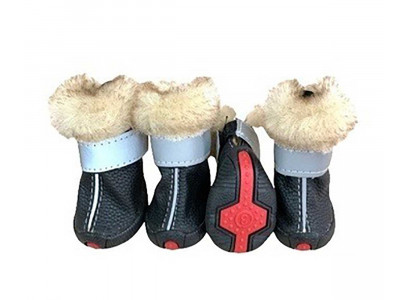 Угги Pet Fashion (Пет Фэшн) Для Собак Опушка Lux 2 Мех Черный 