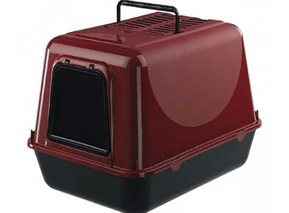 Туалет Ferplast (Ферпласт) Prima Для Кошек Угольный Закрытый 72053015ра Синий