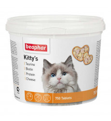 Витамины Для Кошек Beaphar (Беафар) Kitty’s Mix + Taurine, Biotin, Protein and Cheese Микс 750шт 12595