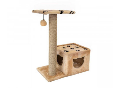 Домик-Когтеточка Для Кошек Дарелэнд Джут-95 Квадратная 66*36*79см Rp833116