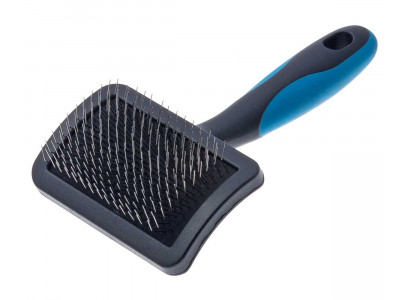 Пуходерка Для Кошек и Собак Hello Pet (Хелло Пет) Пластик Жесткий Корд Средняя 16822м /12/ 