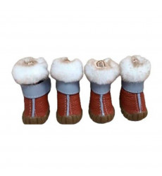 Угги Pet Fashion (Пет Фешн) Для Собак Мелких Пород Опушка Lux 5 Мех Коричневый