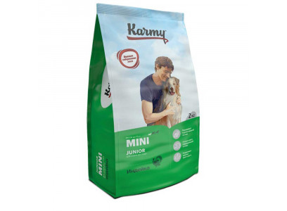 Сухой Корм Karmy (Карми) Для Щенков Мелких Пород Индейка Mini Junior Turkey 2кг 