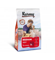 Сухой Корм Karmy (Карми) Для Собак Средних Пород Телятина Medium Adult Veal 2кг