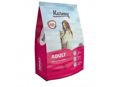 Сухой Корм Karmy (Карми) Для Кошек Курица Adult Chicken 1,5кг 