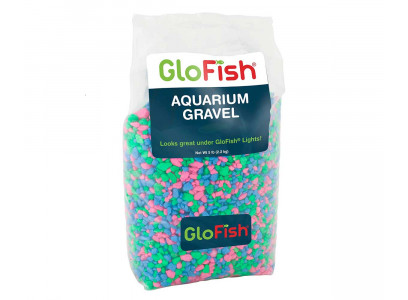 Грунт Для Аквариума GloFish (ГлоФиш) с Флуоресцентными Glo Частицами Розовый/Зеленый/Синий 2,26кг Gf-29085 