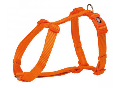 Шлейка Для Собак Мелких и Средних Пород Trixie (Трикси) Premium H-Harness S-M 42-60см/15мм 203318 Папайя