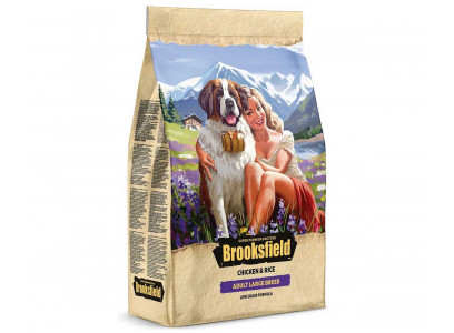 Сухой Корм Brooksfield (Бруксфилд) Для Собак Крупных Пород Курица и Рис Adult Dog Large Breed 3кг 5651031 