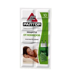 Раптор Пластины От Комаров Без Запаха