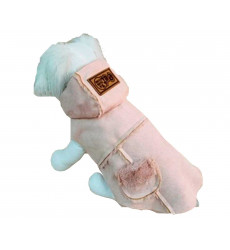 Дубленка Для Собак миниатюрных Пород Эко Замша S Пудра Pet Fashion (Пет Фешн)