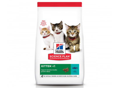 Hills (Хиллс) Science Plan Feline Kitten Tuna Сухой Корм Для Котят Тунец 300г (1*6) 604713 