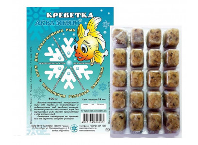 Корм Для Рыб Аква Меню Креветка Блистер 100мл 
