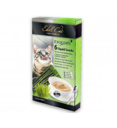 Лакомство Для Кошек Edel Cat (Эдель Кэт) Крем-Суп Ливерная Колбаса и Луговые Травы 15г (1*6)