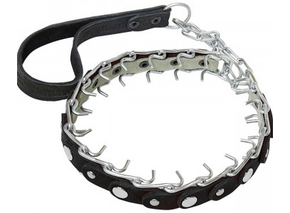 Ошейник Zoonik (Зооник) 08010 Строгий Проволочный 3мм с Кожей